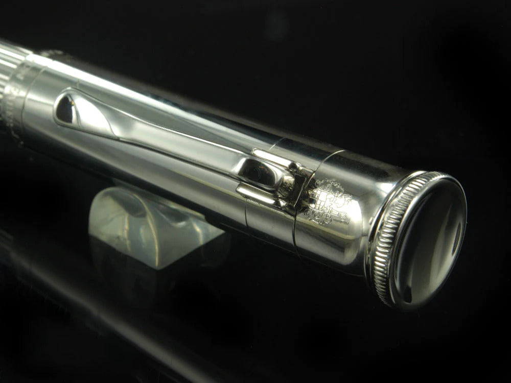 Roller Graf von Faber-Castell Classic, Adornos en platino, 145512