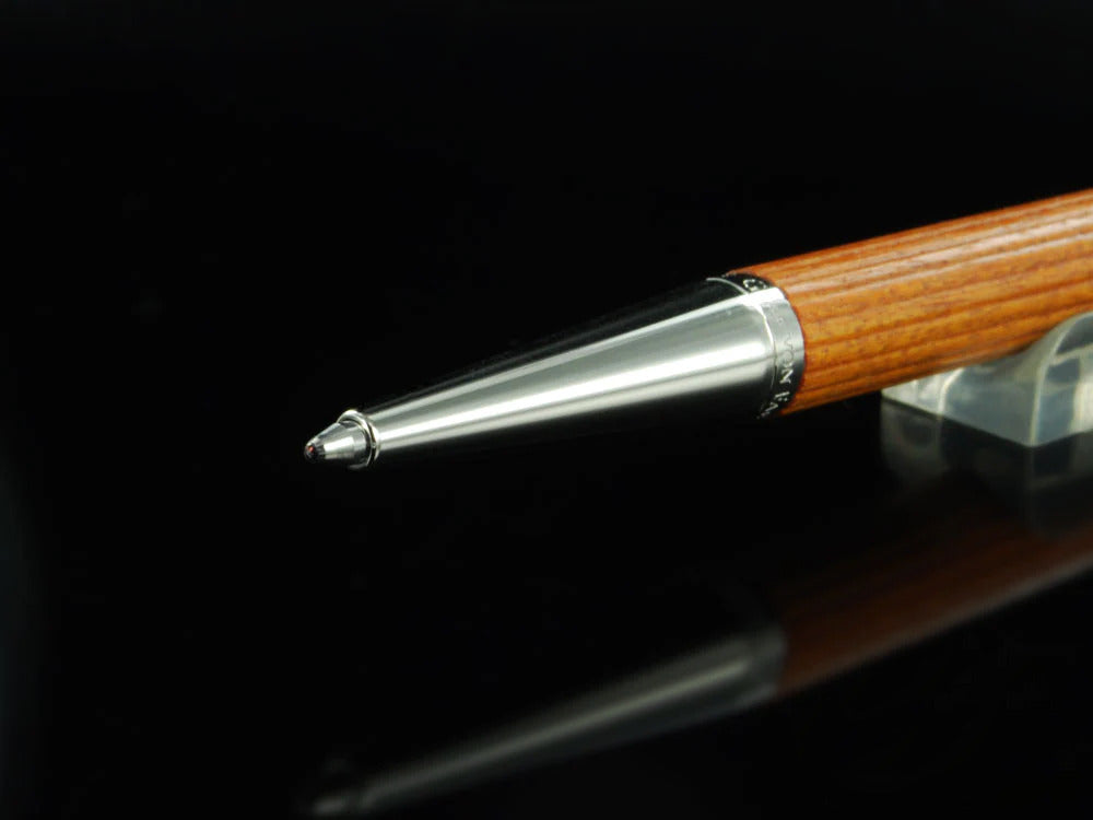 Bolígrafo Graf von Faber-Castell Classic, Madera de Pernambuco, Platino, 145530