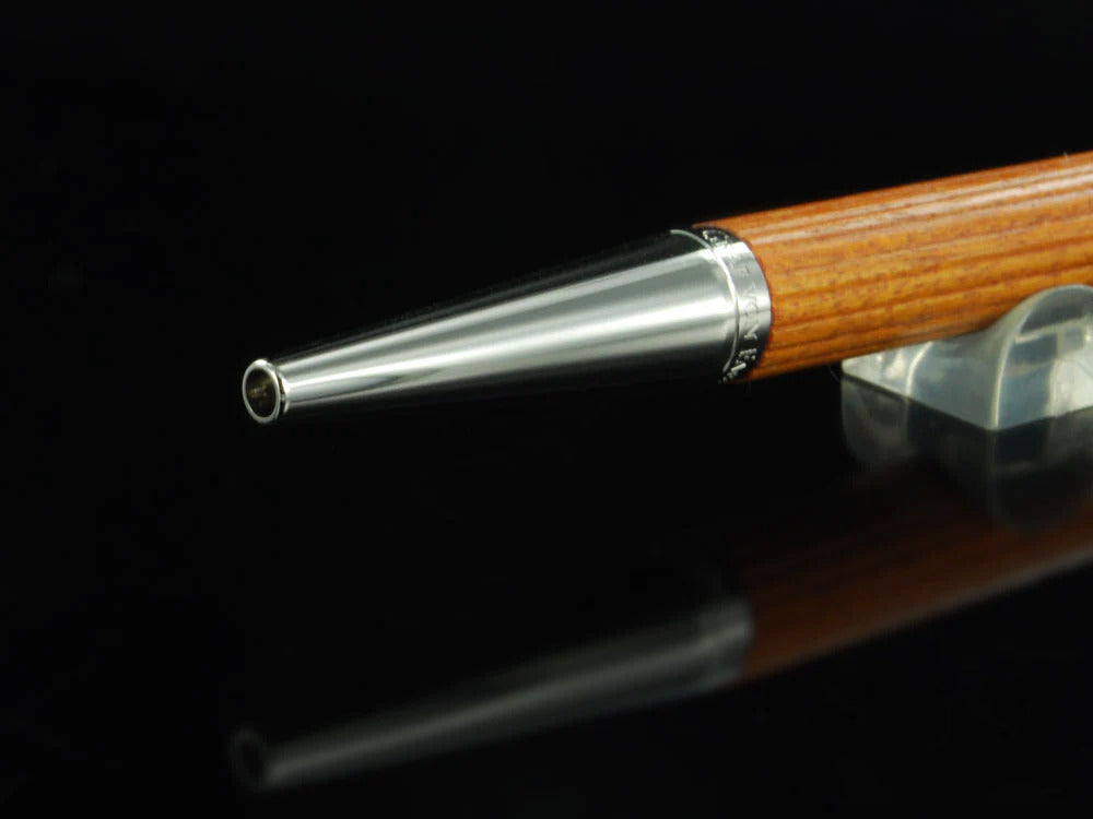 Bolígrafo Graf von Faber-Castell Classic, Madera de Pernambuco, Platino, 145530