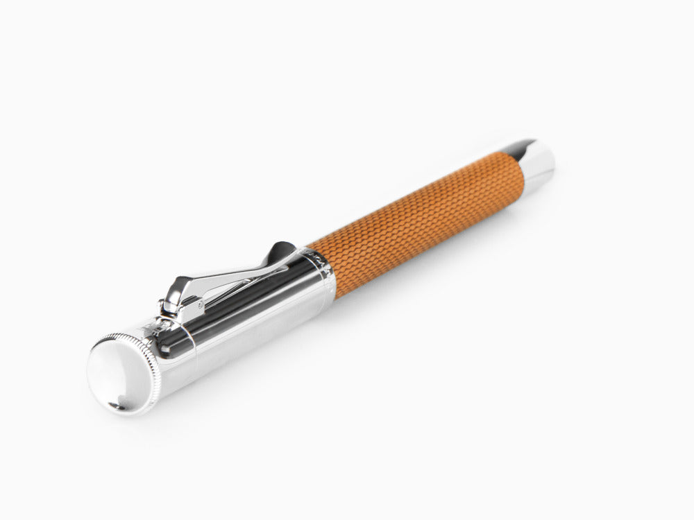 Estilográfica Graf von Faber-Castell Guilloche, Resina preciosa, Coñac