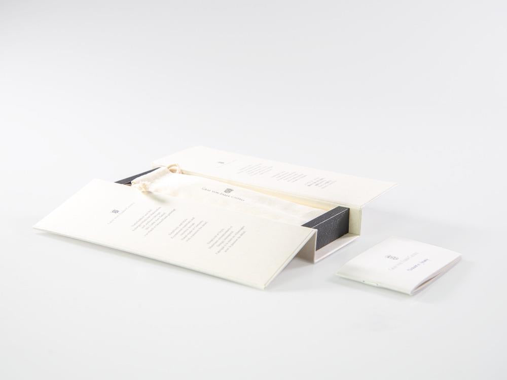 Bolígrafo Graf von Faber-Castell Guilloche, Metal, Adornos en Rodio, 146534