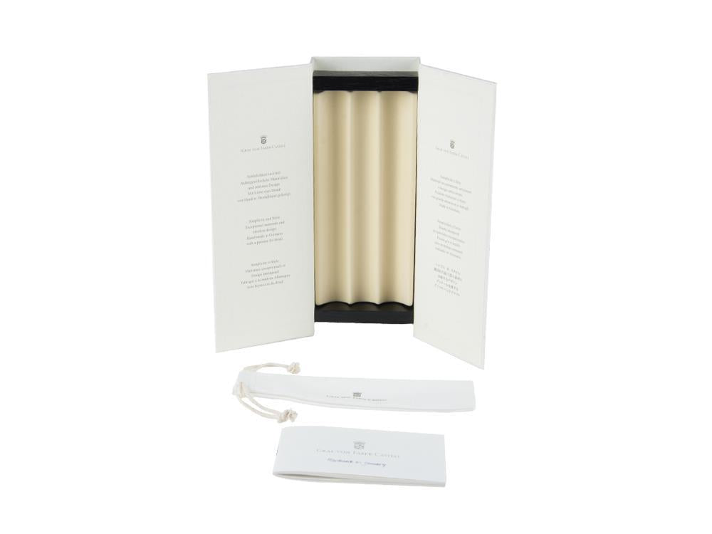 Estilográfica Graf von Faber-Castell Guilloche, Adornos en Rodio,146590