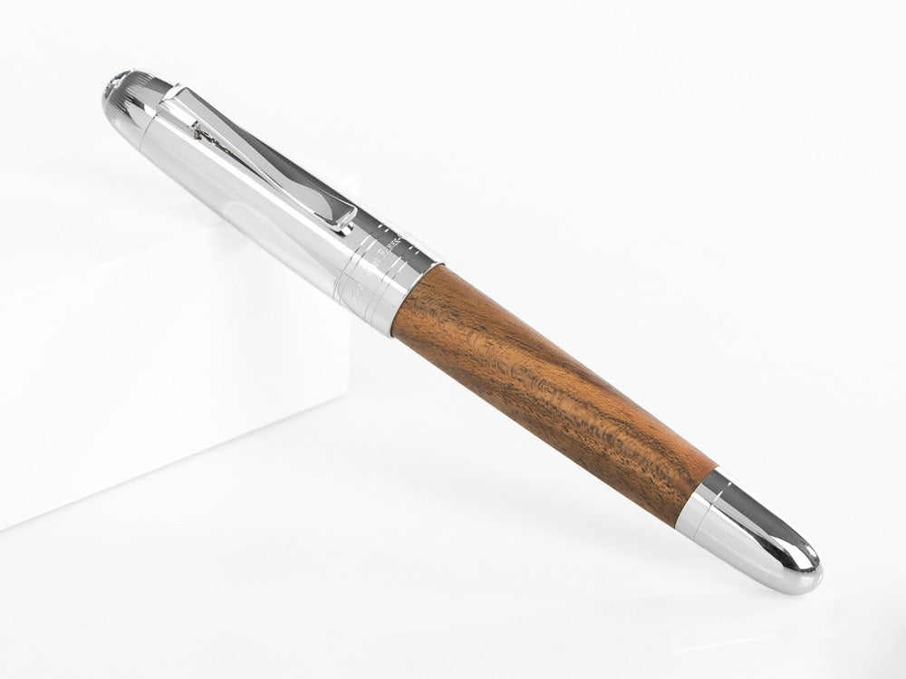 Estilográfica Graf von Faber-Castell Magnum, Madera, Platino, 156380