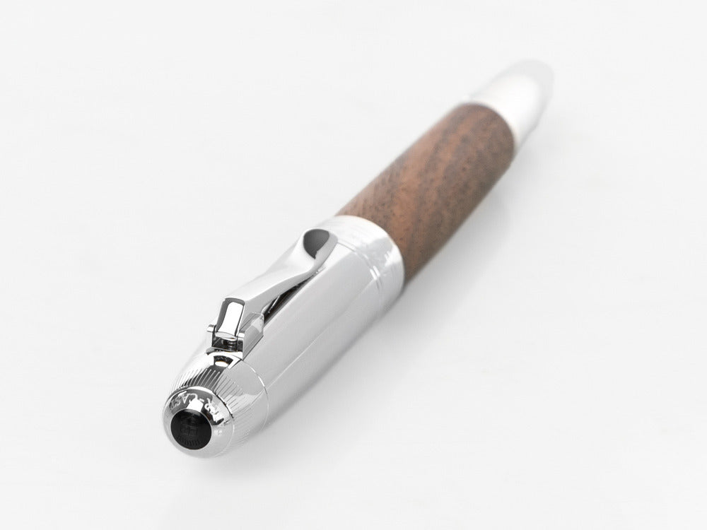Estilográfica Graf von Faber-Castell Magnum, Madera, Platino, 156380
