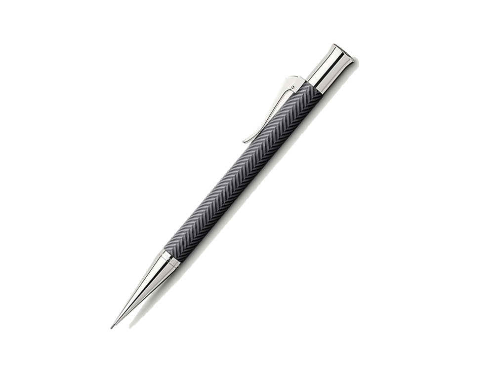 Portaminas Graf von Faber-Castell Guilloche Ciselé, Antracita, 0.7 mm, 136730