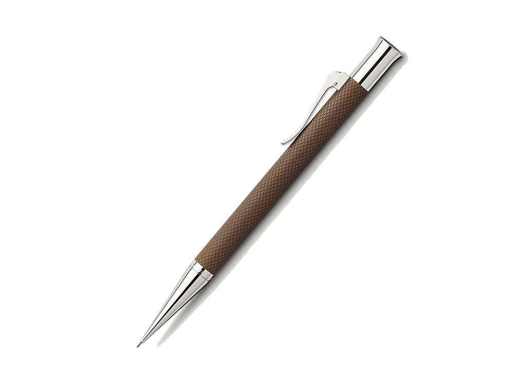 Portaminas Graf von Faber-Castell Guilloche, Resina preciosa, Coñac, 0.7 mm