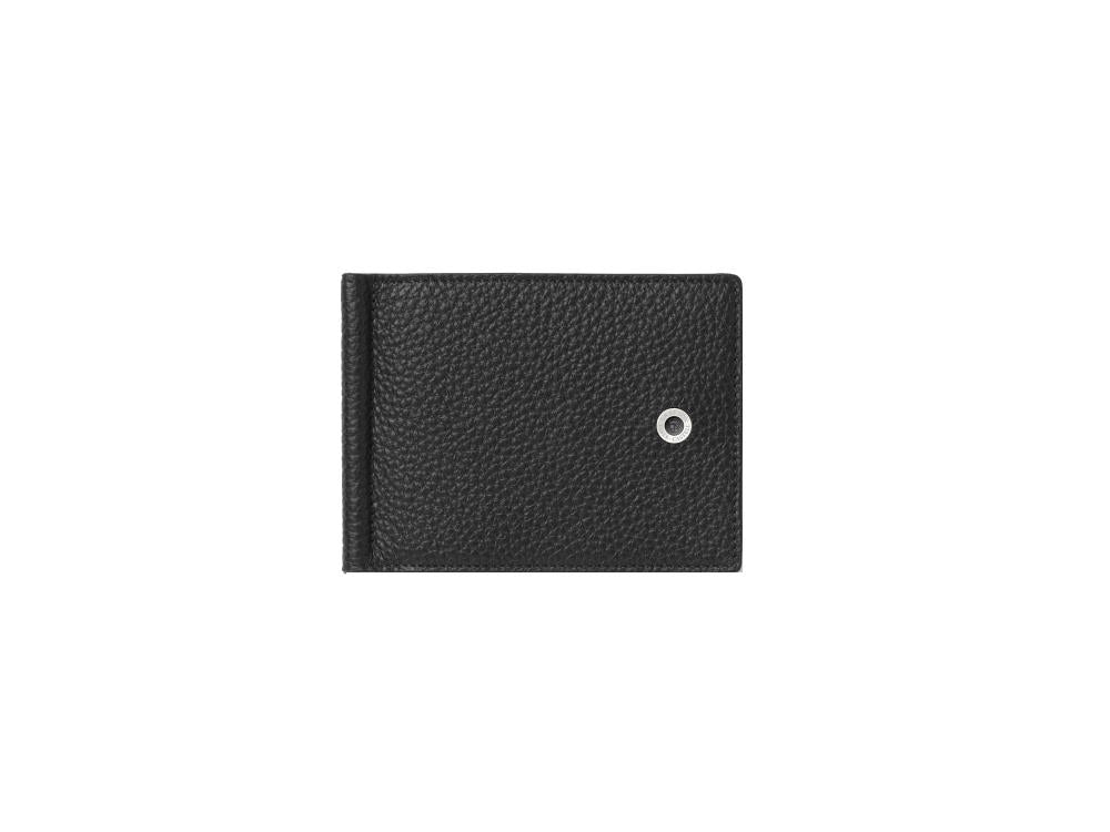 Tarjetero Graf von Faber-Castell Cashmere, Piel, Negro, 8 Tarjetas, 118767