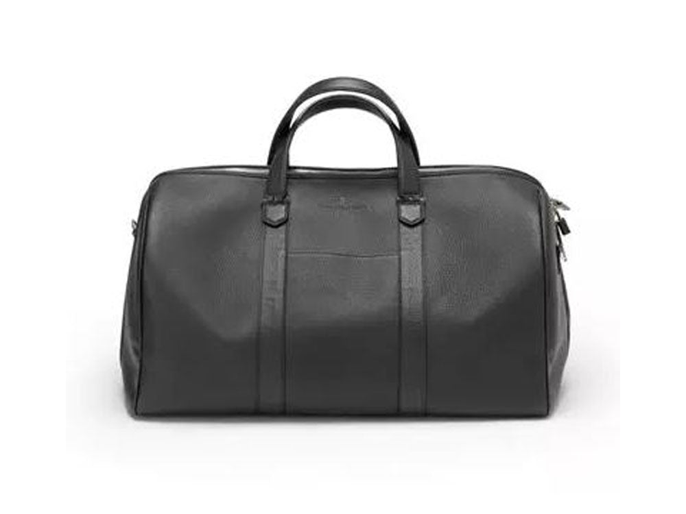 Bolso de viaje Graf von Faber-Castell Cashmere, Piel de Becerro, Negro, 118682
