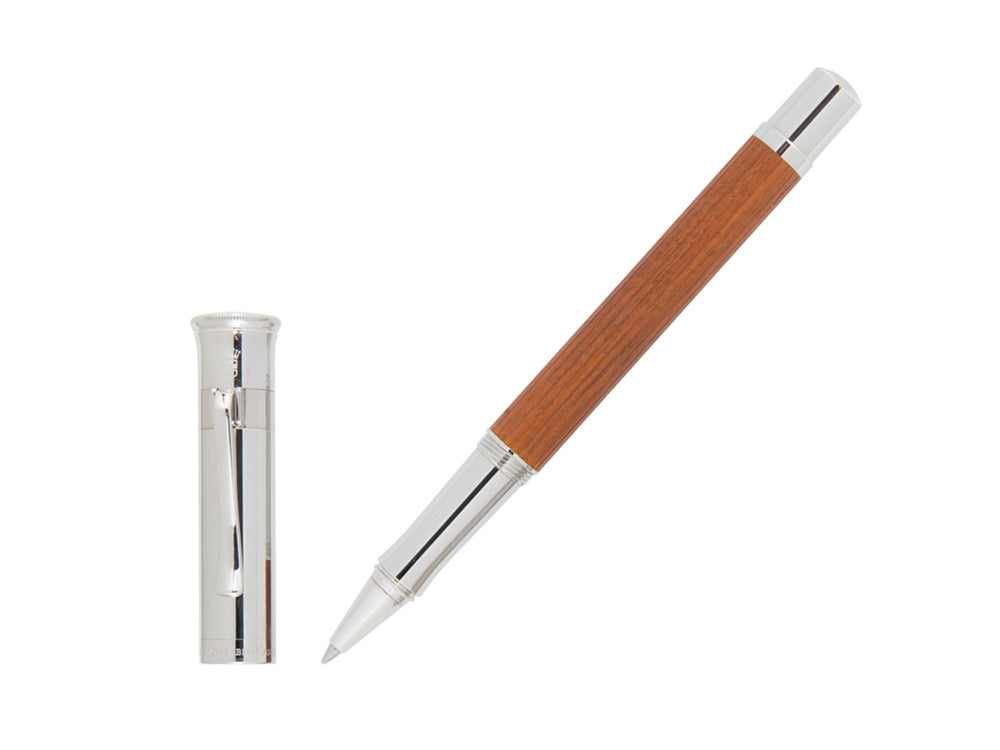 Roller Graf von Faber-Castell Classic, Madera de Pernambuco, Platino, 145510