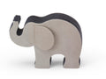 Estuche Graf von Faber-Castell Elefante Mediano, Piel, Gris, 118726