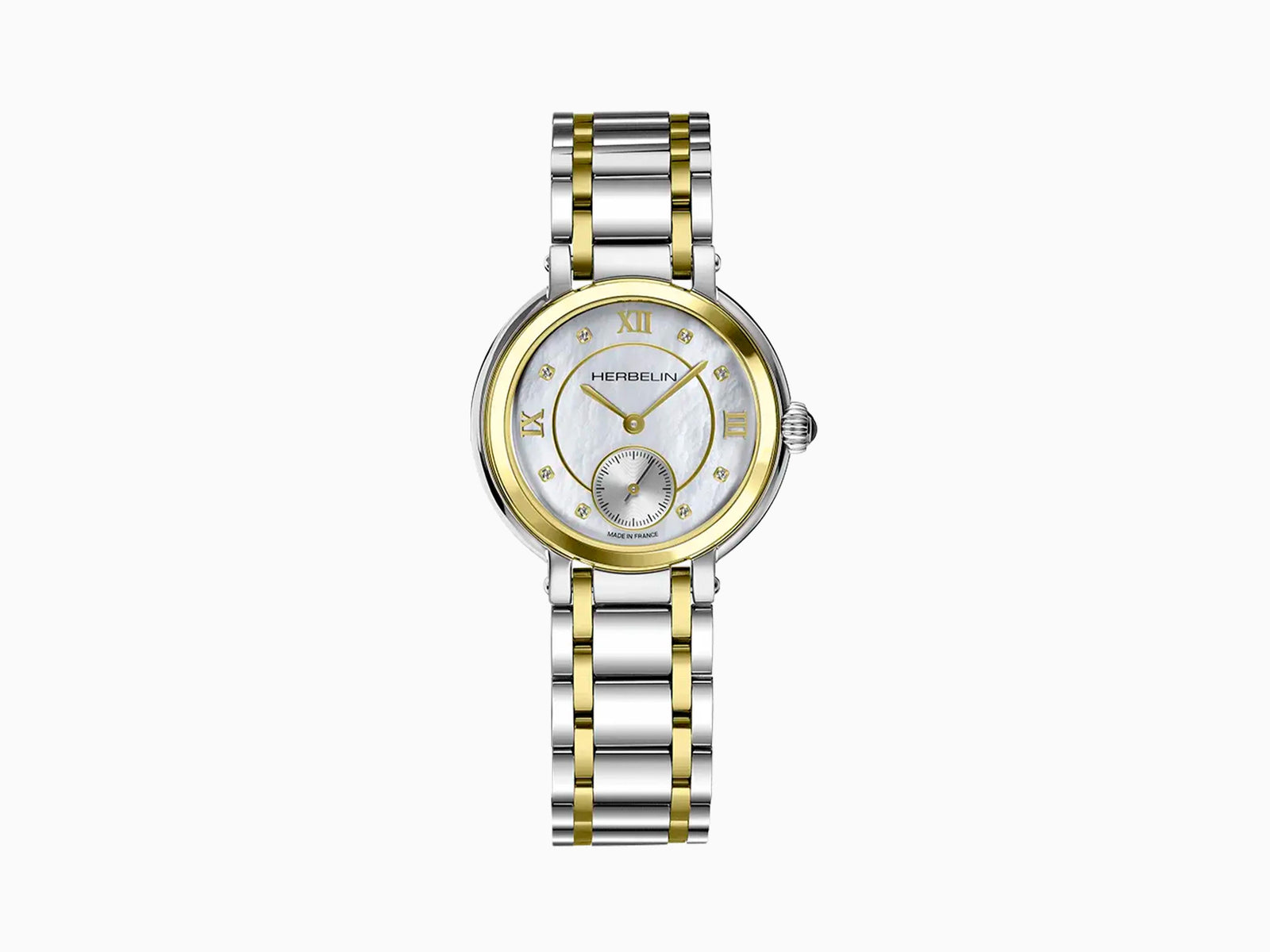 Reloj de Cuarzo Herbelin Galet, Blanco, 31.5 mm, 5 atm, 10630BT59