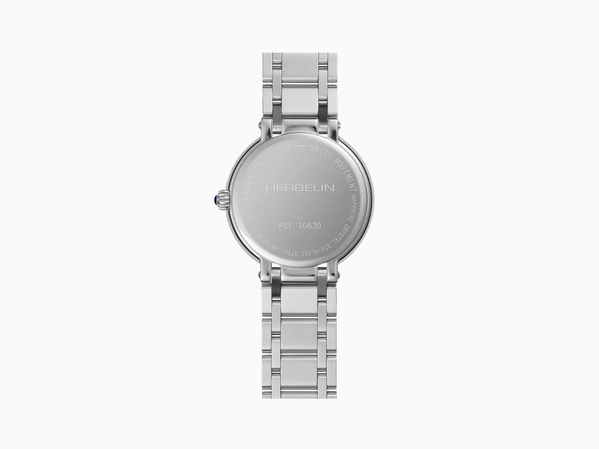 Reloj de Cuarzo Herbelin Galet, Blanco, 31.5 mm, 5 atm, 10630BTR59