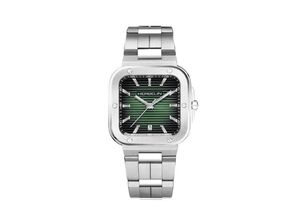 Reloj de Cuarzo Herbelin Cap Camarat, Acero Inoxidable, Verde, 39 mm, 12246B16