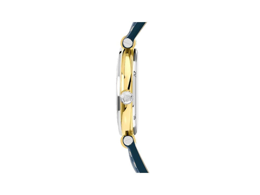 Reloj de Cuarzo Herbelin Newport, PVD Oro, Azul, 38,5mm, Cronógrafo, 12255T35