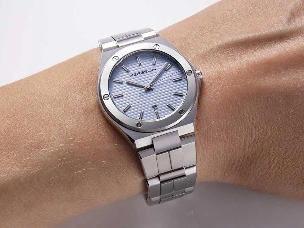 Reloj de Cuarzo Herbelin Cap Camarat, Acero Inoxidable 316L, Azul, 33 mm,14545B2