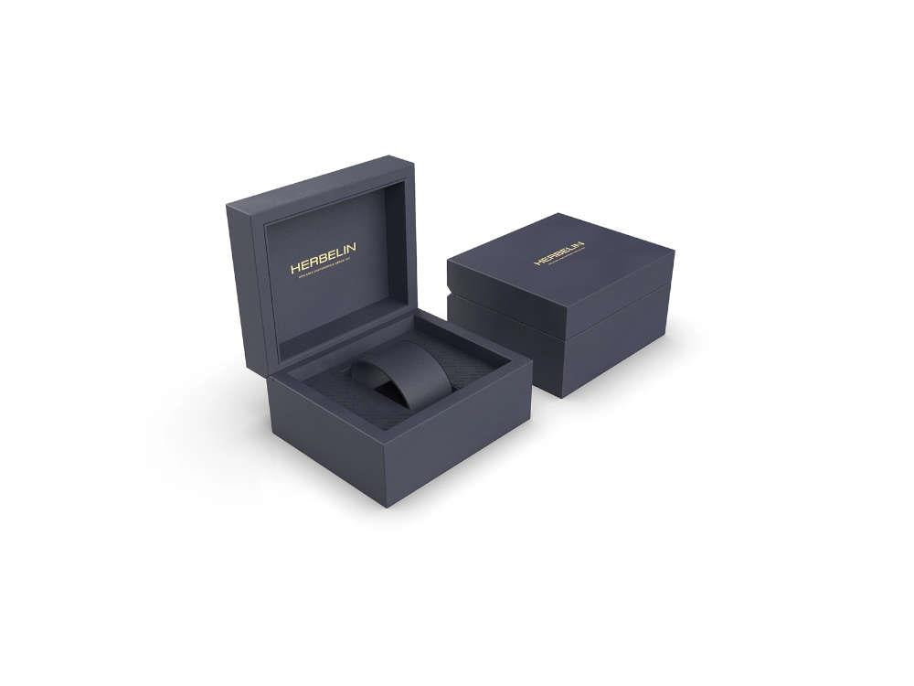 Reloj de Cuarzo Herbelin Cap Camarat, Acero Inoxidable, Negro, 33 mm, 14545B49