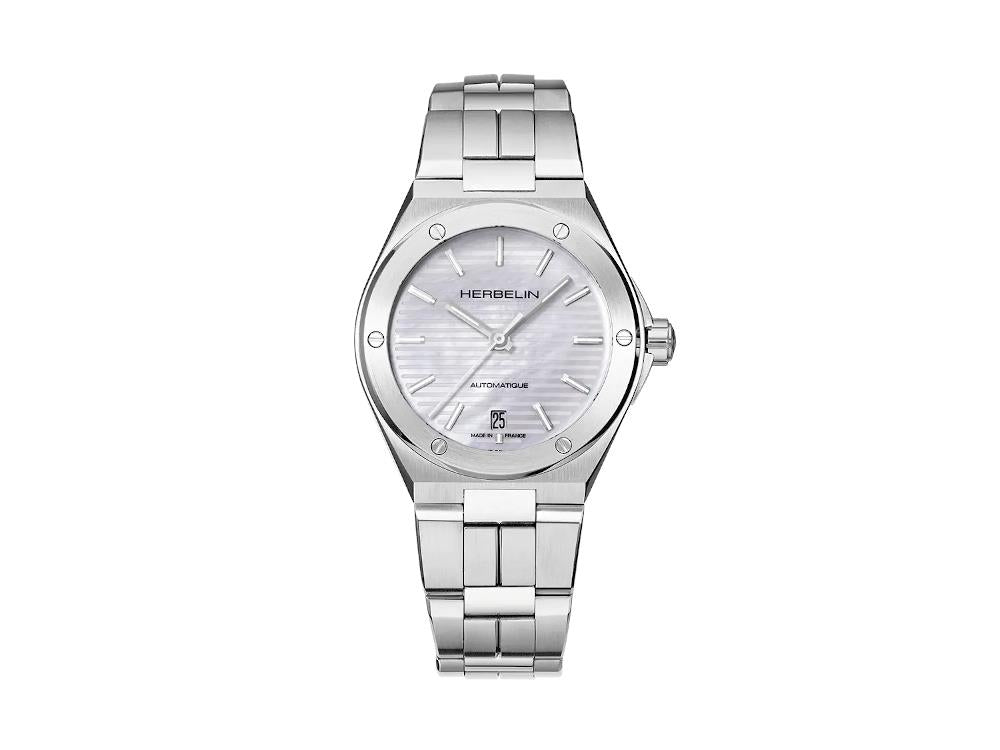 Reloj Automático Herbelin Cap Camarat, Blanco, 37 mm, 1545B19