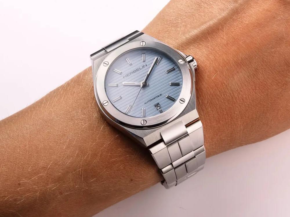 Reloj Automático Herbelin Cap Camarat, Acero Inoxidable 316L, Azul, 1545B25