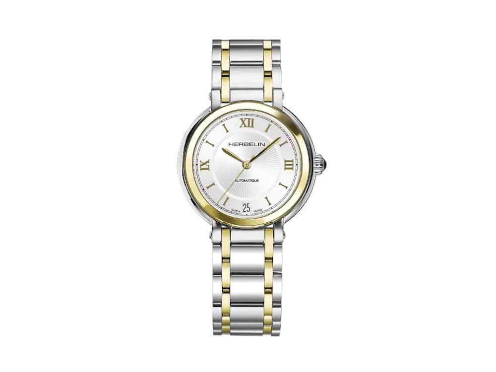Reloj Automático Herbelin Galet, SW 200-1, 33.5 mm, Plata, 1630BT28