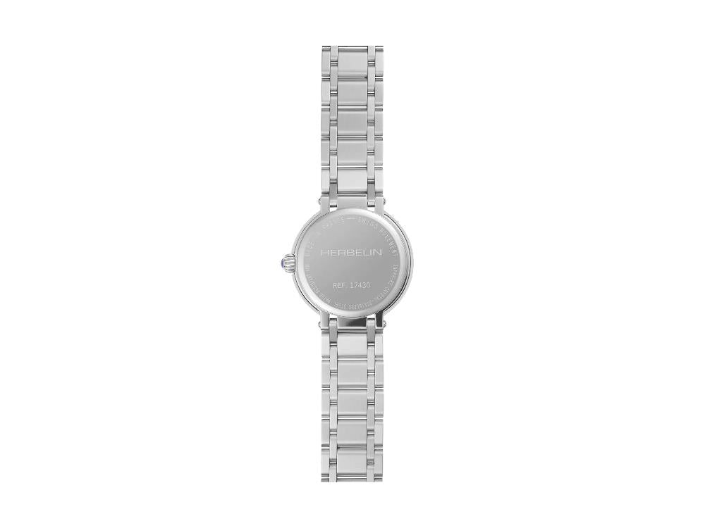 Reloj de Cuarzo Herbelin Galet, Plata, 28 mm, 17430B28