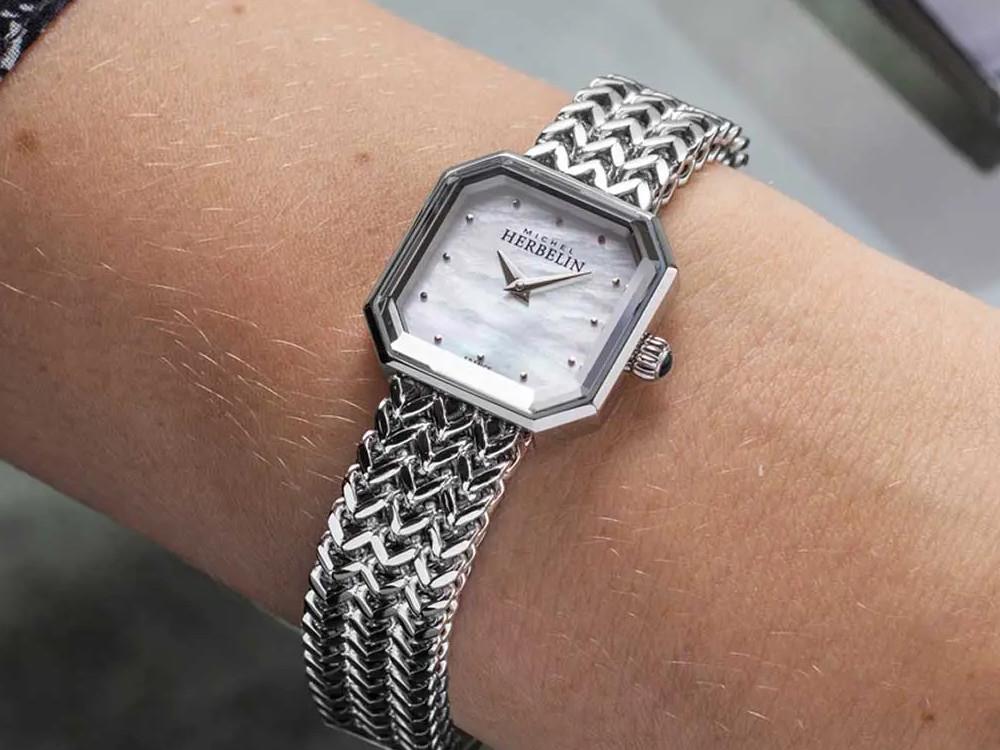 Reloj de Cuarzo Herbelin Octogone, Acero Inoxidable 316L, 22 mm, 17436B19