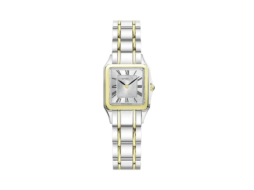 Reloj de Cuarzo Herbelin Luna, Acero Inoxidable 316L, Blanco, 24 mm, 17457BT01