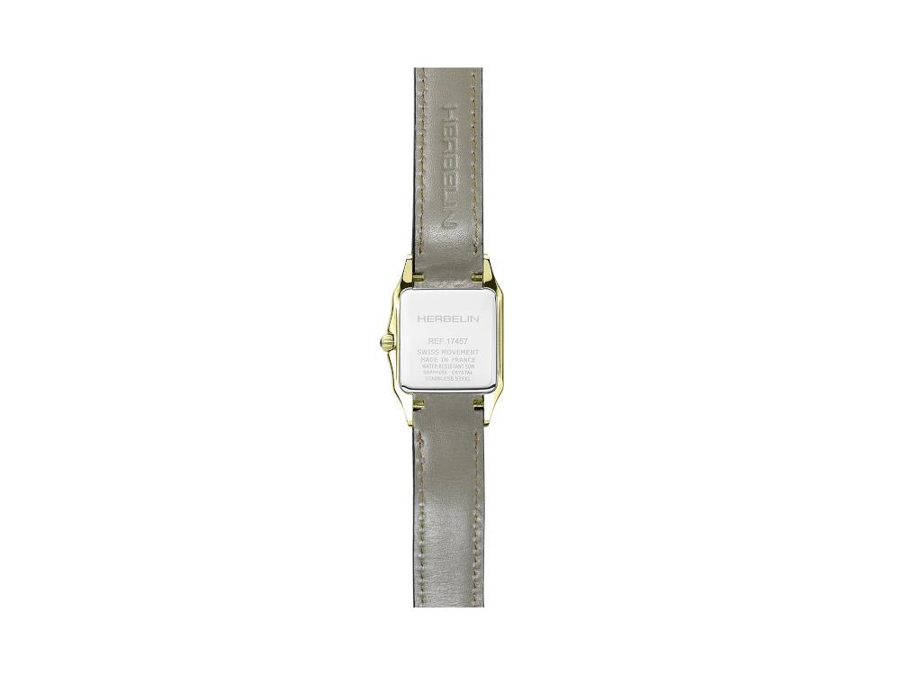Reloj de Cuarzo Herbelin Luna, Acero Inoxidable 316L, Blanco, 24 mm, 17457TR01