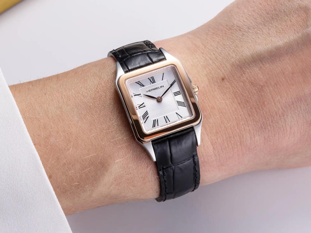 Reloj de Cuarzo Herbelin Luna, Acero Inoxidable 316L, Blanco, 24 mm, 17457TR01