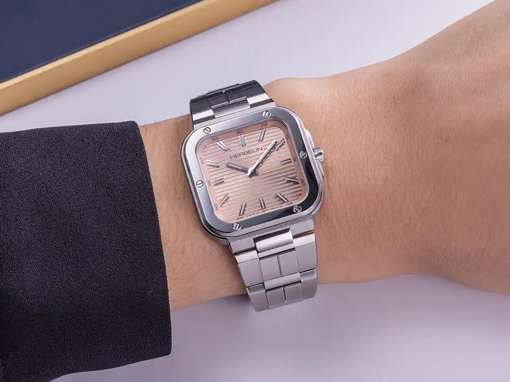 Reloj de Cuarzo Herbelin Cap Camarat, Champán, 30 mm, 17546B18