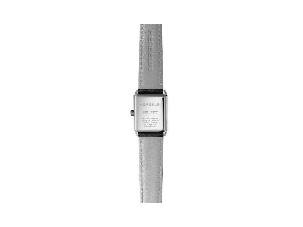 Reloj de Cuarzo Herbelin Art Déco 1925, Negro, 29,5 mm, 17577AP84
