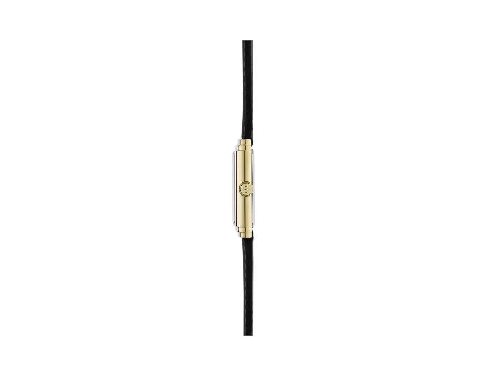 Reloj de Cuarzo Herbelin Art Déco 1925, PVD Oro, Negro, 29,5 mm, 17577P84