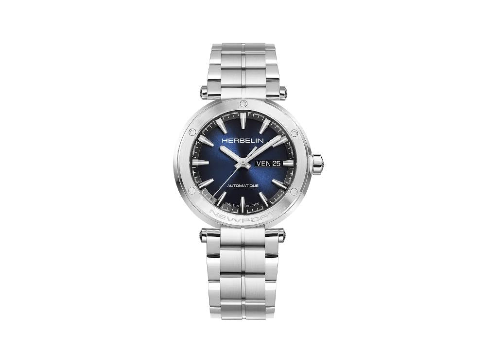 Reloj Automático Herbelin Newport, Azul, 42 mm, Día, 1768B15