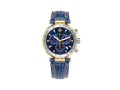 Reloj de Cuarzo Herbelin Newport, PVD Oro, Azul, 40 mm, Cronógrafo, 37654T35