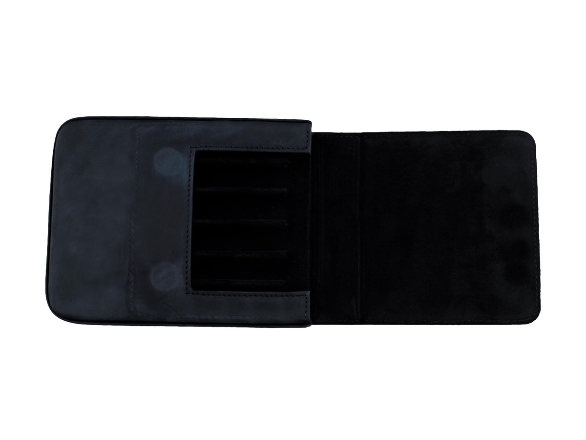 Estuche Iguana Negro 6, PEN-CASE-BLACK-6