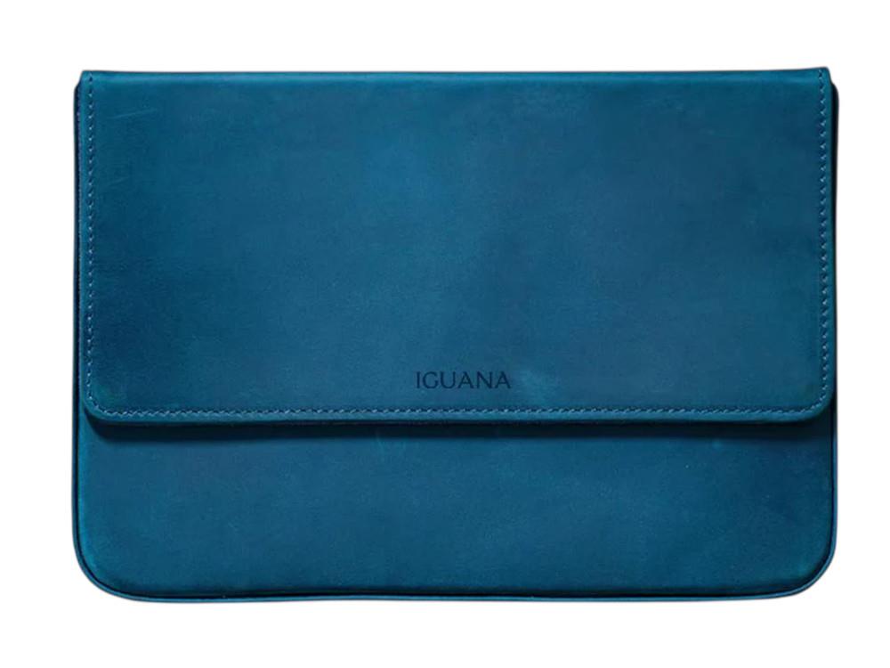 Estuche Iguana Azul, 12 Piezas de Escritura
