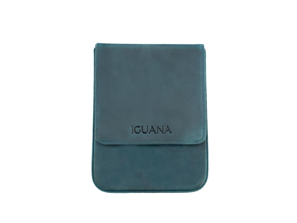 Estuche Iguana Azul 6, PEN-CASE-BLUE-6