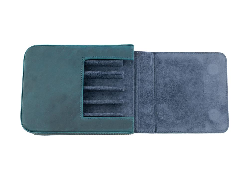 Estuche Iguana Azul 6, PEN-CASE-BLUE-6