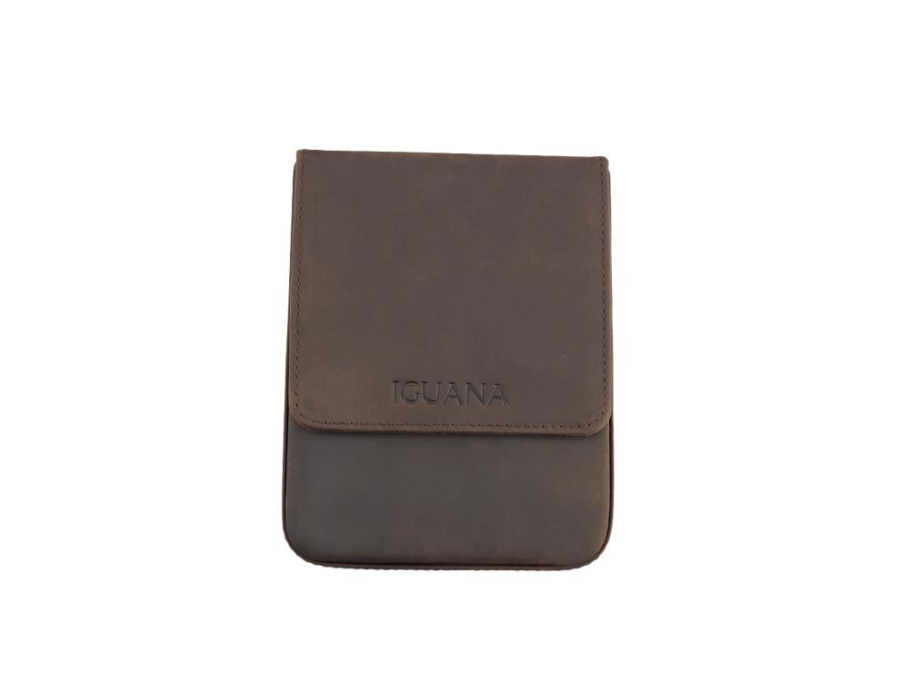 Estuche Iguana Marrón 6, PEN-CASE-BROWN-6