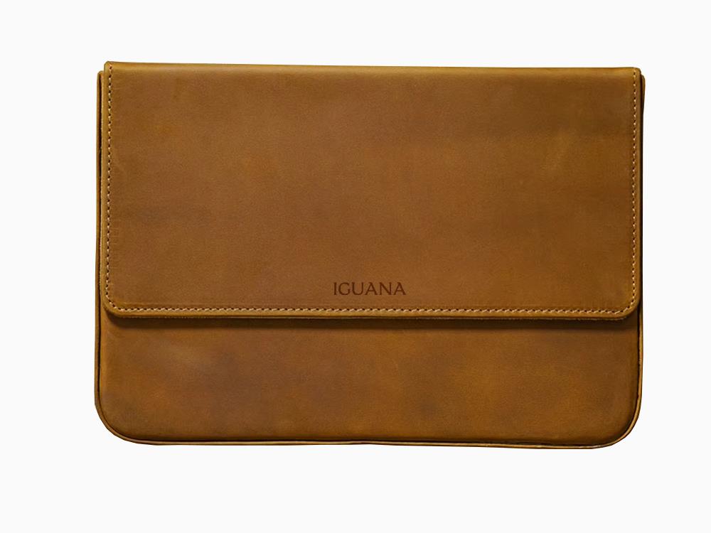 Estuche Iguana Camel, 12 Piezas de Escritura