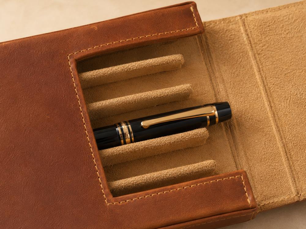 Estuche Iguana Camel 6, PEN-CASE-CAMEL-6