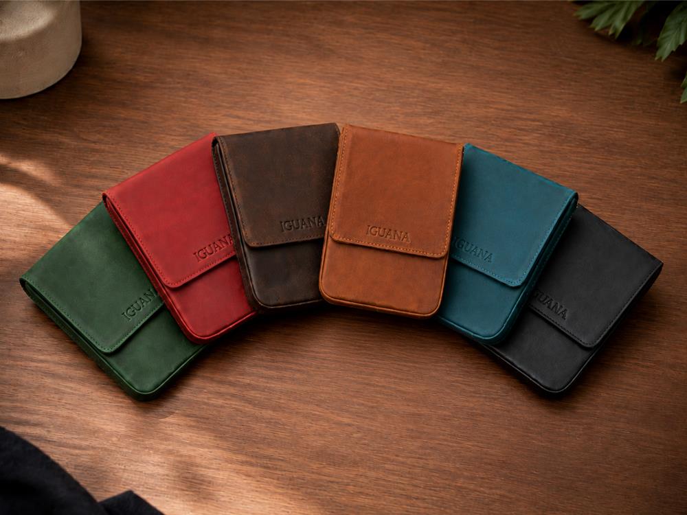 Estuche Iguana Camel 6, PEN-CASE-CAMEL-6