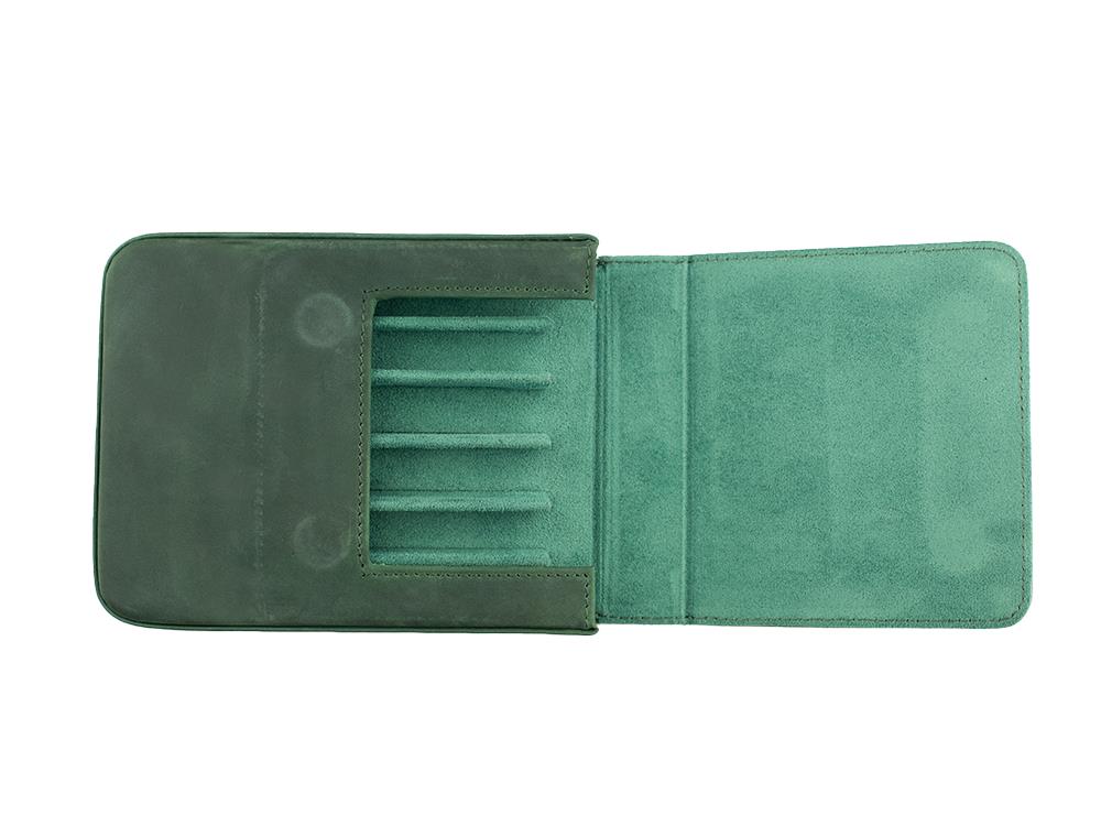 Estuche Iguana Verde 6, PEN-CASE-GREEN-6