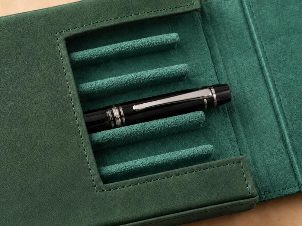 Estuche Iguana Verde 6, PEN-CASE-GREEN-6