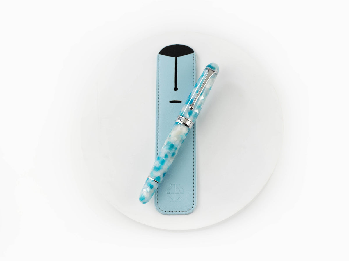 Funda de escritura Iguana Seafoam Green