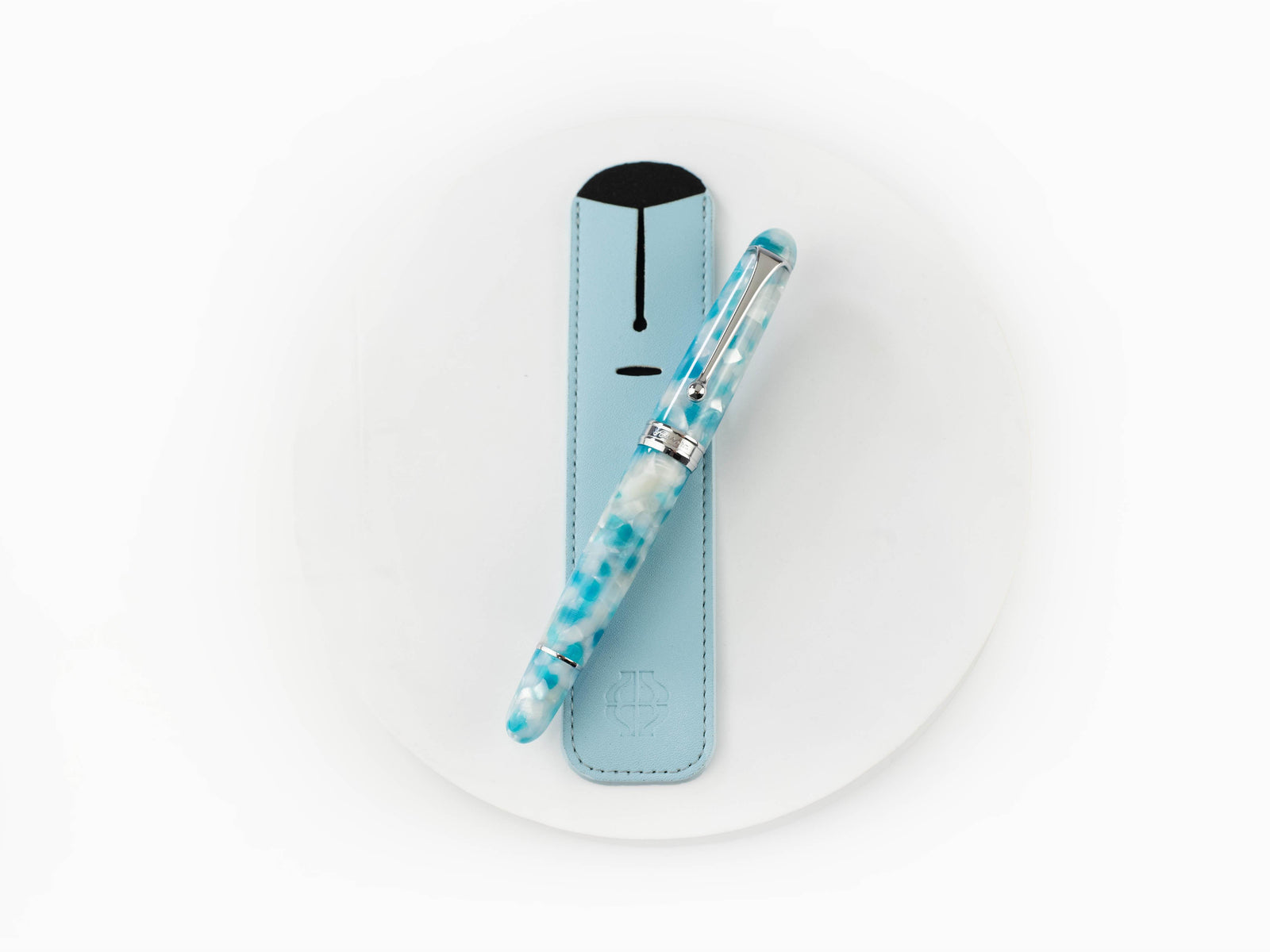 Funda de escritura Iguana Seafoam Green