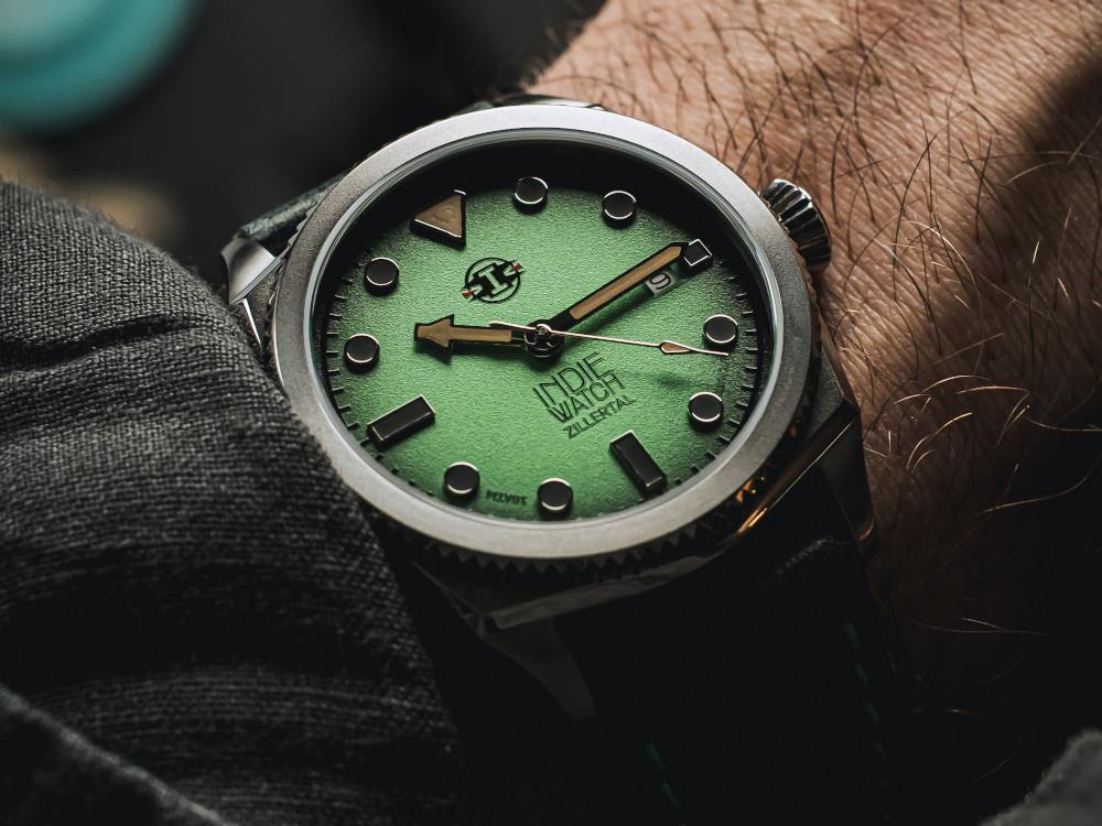 Reloj Automático Indie Watch Zillertal, Verde, 40 mm, 163W
