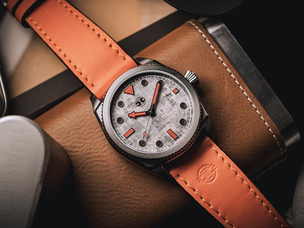 Reloj Automático Indie Watch Zillertal, Gris, 40 mm, 163X