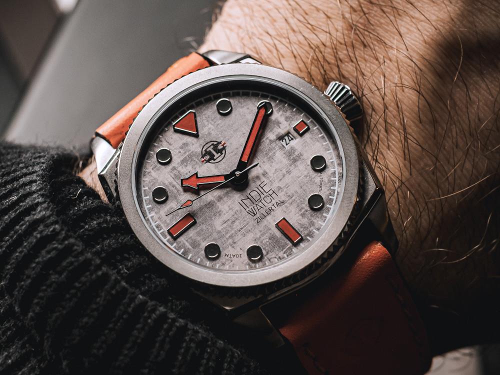 Reloj Automático Indie Watch Zillertal, Gris, 40 mm, 163X