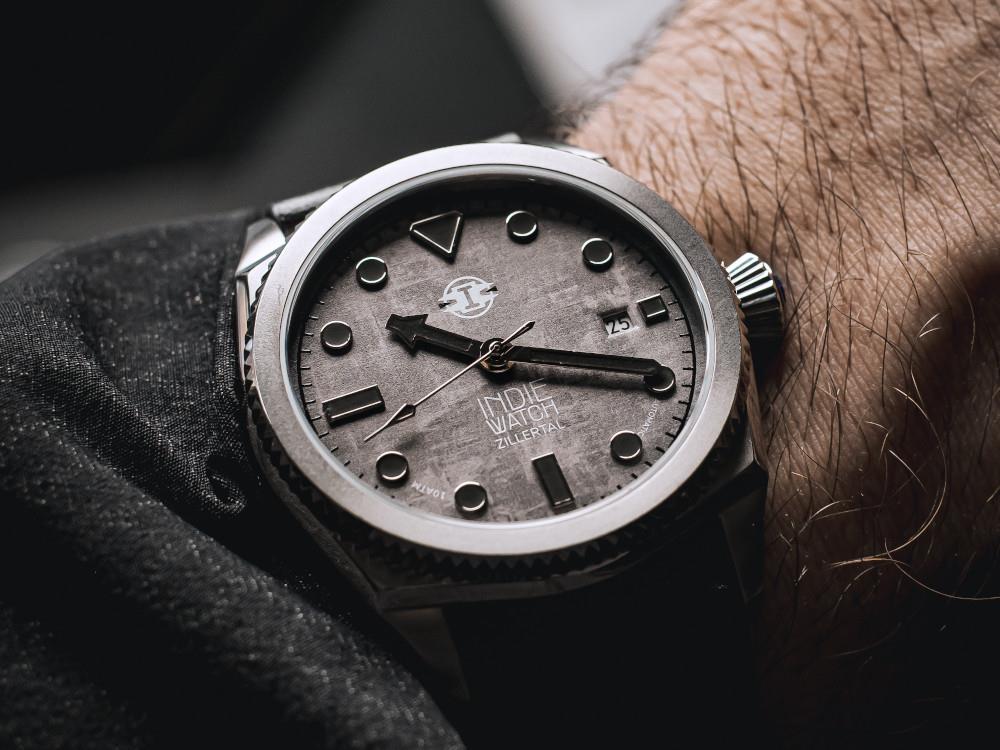 Reloj Automático Indie Watch Zillertal, Gris, 40 mm, 163Z