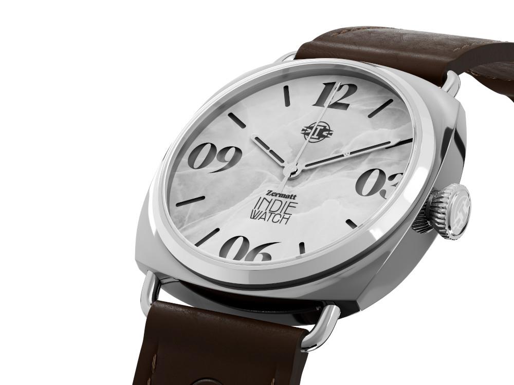 Reloj Automático Indie Watch Zermatt, Blanco, 44 mm, 31G